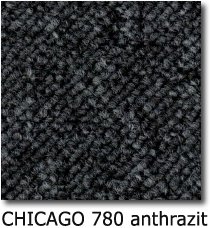 Teppichfliese -  Schlinge  - Schlingenware  - selbstliegend - Chicago SL - selbstliegende Teppichfliesen  50 x 50 cm