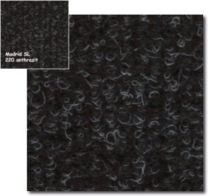 Teppichfliesen - MADRID - SL - Teppichfliese - Colour: 220 anthrazit 