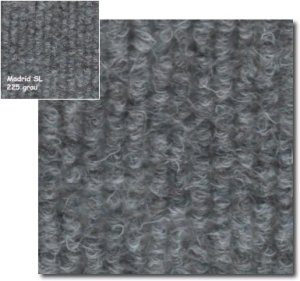 Teppichfliesen - MADRID - SL - Teppichfliese - Colour: 225 grau 