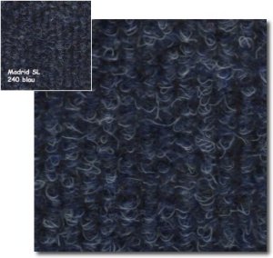 Teppichfliesen - MADRID - SL - Teppichfliese - Colour: 240 blau