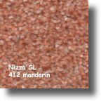 Nizza  Sl - selbstliegende Teppichfliesen, zu verlegen auf glattem, trockenem, sauberem Untergrund. Verlegerichtung beachten.