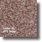 Nizza  Sl - selbstliegende Teppichfliesen, zu verlegen auf glattem, trockenem, sauberem Untergrund. Verlegerichtung beachten.