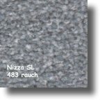 Nizza  Sl - selbstliegende Teppichfliesen, zu verlegen auf glattem, trockenem, sauberem Untergrund. Verlegerichtung beachten.