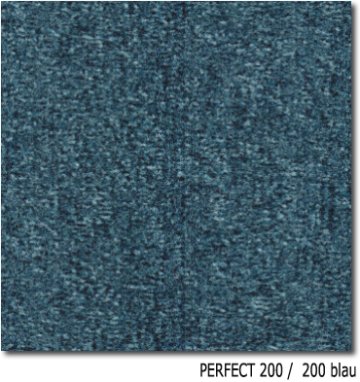Teppichfliesen - PERFECT 200 - SL - Teppichfliese - Colour: 200 blau