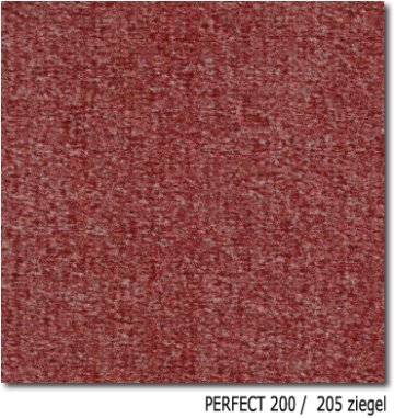 Teppichfliesen - PERFECT 200 - SL - Teppichfliese - Colour: 205 ziegel 