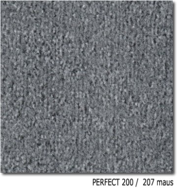Teppichfliesen - PERFECT 200 - SL - Teppichfliese - Colour: 207 maus 