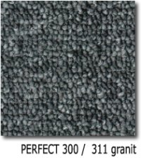 Selbstliegende Teppichfliesen Perfect 300 SL - getuftete Feinschlinge meliert - Beanspruchungsbereich : 33 
