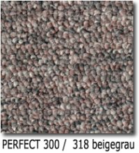 Selbstliegende Teppichfliesen Perfect 300 SL - getuftete Feinschlinge meliert - Beanspruchungsbereich : 33 