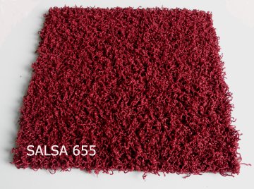 Teppichfliesen - SALSA - SL - Colour: 655 - Hochfloor Teppichfliese - Langfloor Teppichfliese