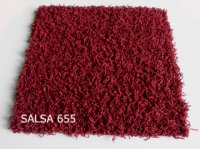 SALSA SL - Teppichfliese Format: 50 x 50 cm - Shag  /  Hochfloor Velours Teppichfliesen /  Langfloor Velours Teppichfliesen / selbstliegend