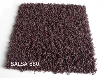 Teppichfliesen - SALSA - SL - Colour: 880 - Hochfloor Teppichfliese - Langfloor Teppichfliese