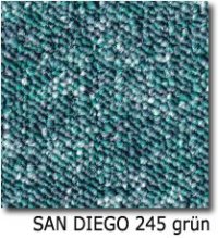 Teppichfliesen - San Diego - SL - Teppichfliese, getuftete Feinschlinge, meliert - Teppichfliese: 50 x 50 cm 