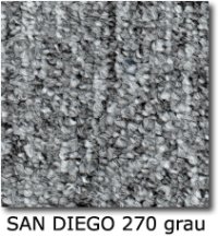 Teppichfliesen - San Diego - SL - Teppichfliese, getuftete Feinschlinge, meliert - Teppichfliese: 50 x 50 cm 