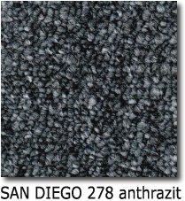 Teppichfliesen - San Diego - SL - Teppichfliese, getuftete Feinschlinge, meliert - Teppichfliese: 50 x 50 cm 