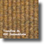 Trendline Sl - selbstliegende Teppichfliesen, zu verlegen auf glattem, trockenem, sauberem Untergrund. Verlegerichtung beachten.