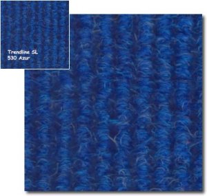 Teppichfliesen - TRENDLINE - SL - Teppichfliese - Colour: 530 azur 