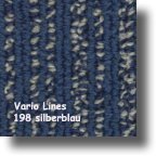 Vario Lines - selbstliegende Teppichfliesen, zu verlegen auf glattem, trockenem, sauberem Untergrund. Verlegerichtung beachten.